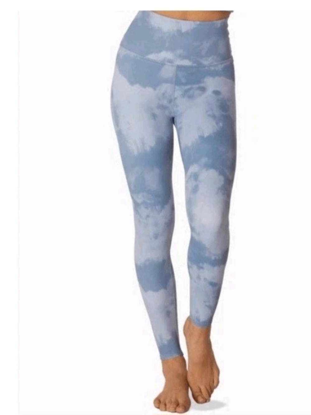 Beyond Yoga Light Blue Tie-Dye s Leggings